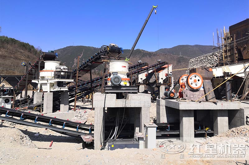 制砂生產(chǎn)線(xiàn)現(xiàn)場(chǎng)